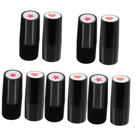 Operitacx 5sets Seal Golf Balls Golf Accessories Marker Creative Golf Stamp Tool Golf Ball Mark Stamp Reusable Stamper Multi-Functional Golf Ball Stamp Tool Useful Stamper Black Pp 2pcs*5
