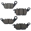 Trkimal Front and Rear Brake Pads Compatible for NMAX125 2015-2021