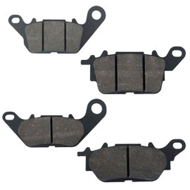 Trkimal Front and Rear Brake Pads Compatible for NMAX125 2015-2021 NMAX 125 N-MAX