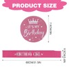 Grevosea Birthday Girl Sash, Birthday Sash Birthday Badge Birthday Girl