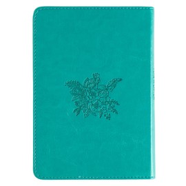 One Minute With God For Women 365 Daily Devotions for Refreshment and Encouragement Teal Faux Leather Flexcover Gift Book Devotional w/Ribbon Marker