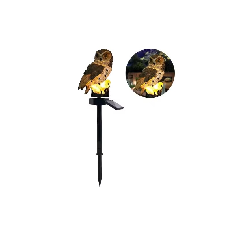 Solar Owl Garden Light for Outdoor Decor – Waterproof LED