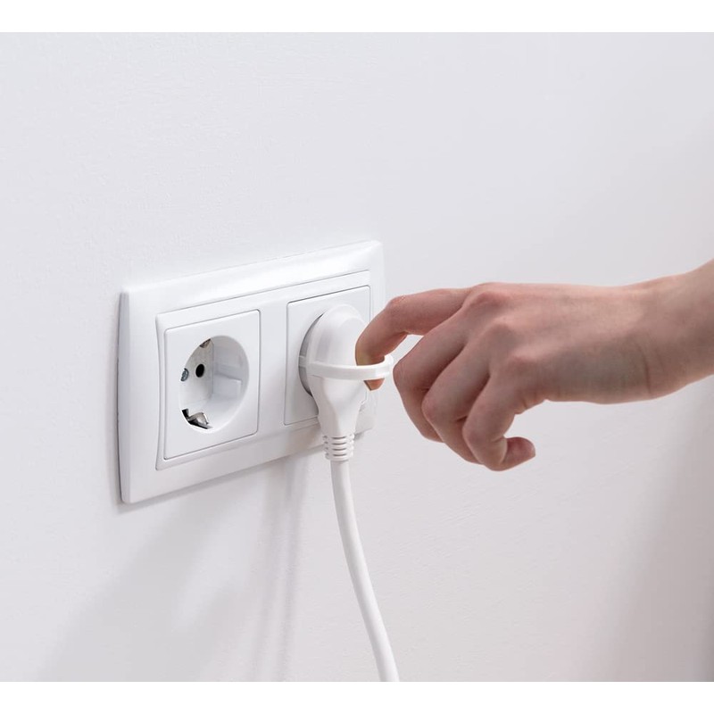 Garza Steckdosenleiste 3 Stecker 600ml weiß