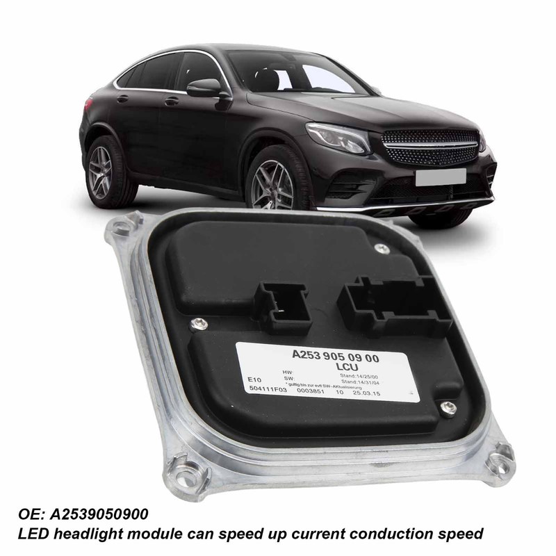 LED Headlight Control Module Alloy A2539050900 Rustproof Replacement for Mercedes