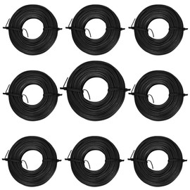 VIRTIONZ Rebar Tie Wire Reel 16 Gauge | Approx. 330 ft Length Roll | Great for Securing Rebar| Black Annealed Industrial Grade Steel (9)