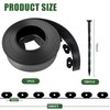 4 in Tall Landscape Edging, 100FT Plastic Garden Border Edging
