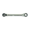 Laser Tools 6801 Reversible Ratchet Wrench 4 in 1, Silver