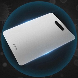 100% pure titanium cutting board titanium cutting boards sus 304 food-grade stainless steel cutting board ultimate steel cutting board best cutting boards (Small)