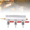 3 Way CO2 Gas Distribution Manifold Beer Dispensing Barrel Dispenser
