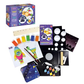 Jumbo Create & Discover - Space - Craft Kit for Kids - Age 5+ - Spanish