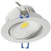 COB LED Recessed Luminaire "- 7" White 7W 450lm Warm