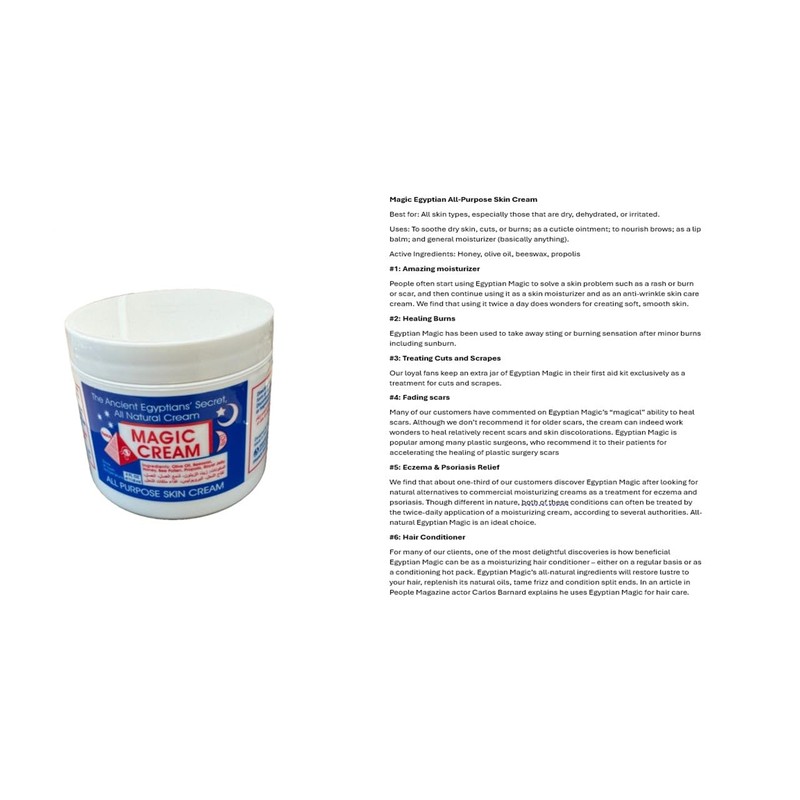 All Purpose Natural Magic Cream, Moisturise Hair, Nails, Skin, Lips,