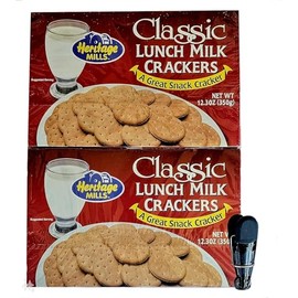 Generic Heritage Mills Lunch Cracker 2 pack and bag clip, SoHappyStore Bundle