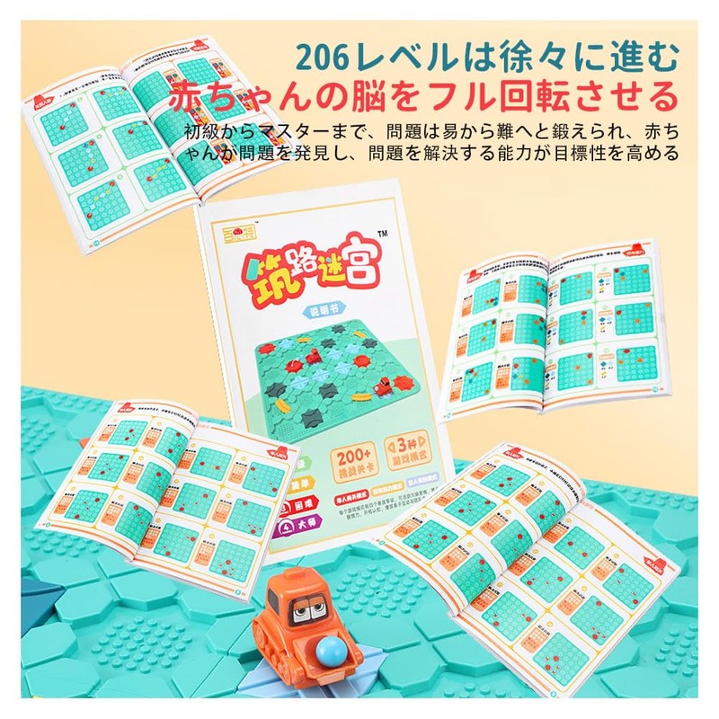 Logical Route Puzzle, Educational Toy, Programming, Brain Training, Educational Puzzle,