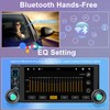 Single DIN Car Stereo Radio with Wireless Apple CarPlay &