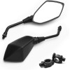 Dreamizer Motorcycle Rearview Mirrors + 7/8" Clamps For Yamaha Grizzly