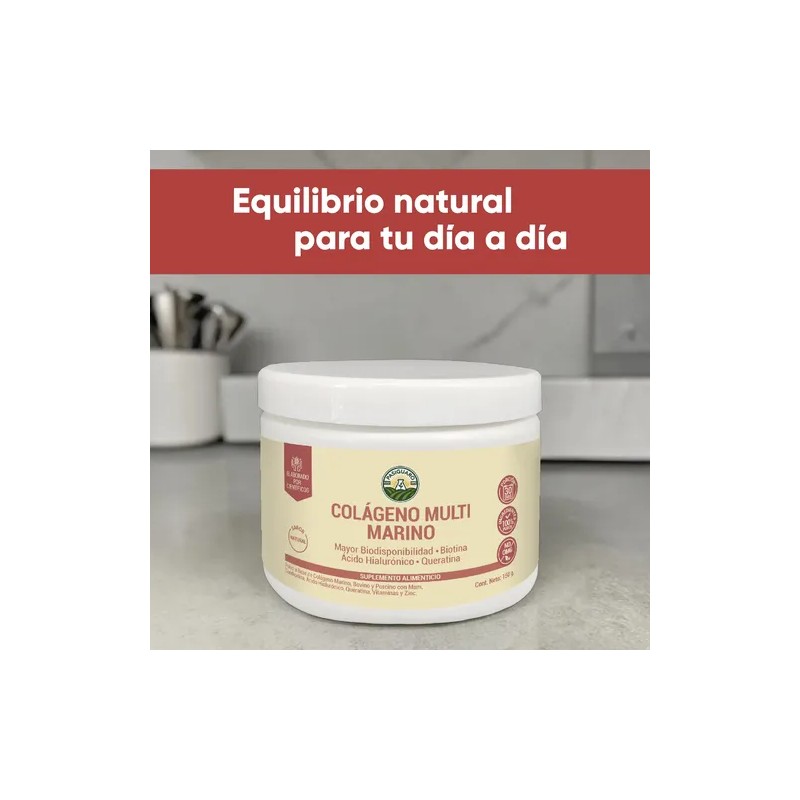 Colageno Multi Marino, Bovino Y Porcino Con Msm + Pasiguaro