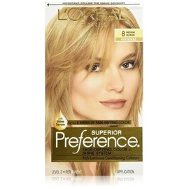 L'Oréal Loreal Superior Preference Hair Color Fade Defying 8 Medium Blonde Shine 1 ct