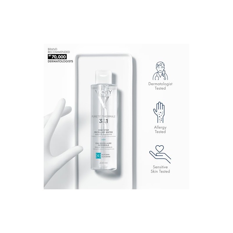 VICHY Agua Micelar para Pieles Sensibles Vichy Pureté Thermale 200