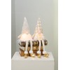 Valery Madelyn Sitting Christmas Gonks 43cm, Set of 2 White