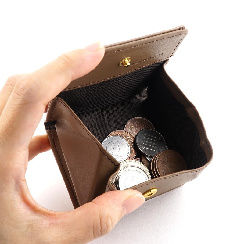 Emono Coin Purse, Men's, Women's, Box, Coin Case, Faux Leather,