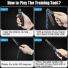 Skull Butterfly Trainer Training Dull Tool Metal knife Practice Stainless