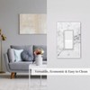 ybclf White Gray Marble 1 Gang Single Rocker Light Switch