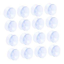 DOITOOL 16pcs Glass Table Top Slip Pads Double Sided Suction Cups Bumpers for Furniture Stability and Protection Reusable Transparent Table Protectors Compatible with Glass and Hard