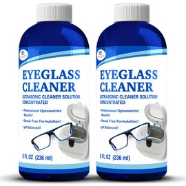 NORTHWEST ENTERPRISES Ultrasonic Eyeglass Cleaner Solution. Concentrated Glasses Cleaner for use in Sonic and Ultrasonic Machines. (2)