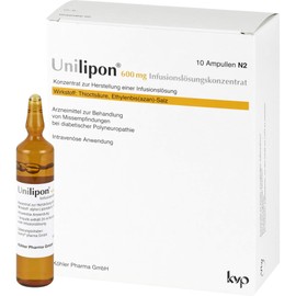 Unilipon 600 Infusion Solution Concentrate 1 x Pack of 10