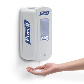 PURELL LTX-12 Touch-Free Hand Sanitizer Dispenser, White, for PURELL LTX-12 1200 mL Hand Sanitizer Refills (Pack of 1) - 1920-01