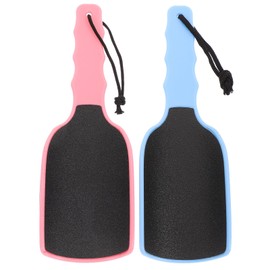 Healeved 2pcs Double-sided Foot File Callus Remover Tool for Dead Skin Exfoliation Ergonomic Handle for Easy Use Professional Pedicure Foot Care