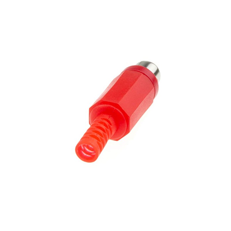 kenable Phono RCA Female Socket Solder Termination Red [10 Pack]