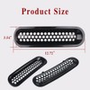 Mearo 7PCS Front Grill Mesh Inserts, Grill Inserts, Clip-on Grille