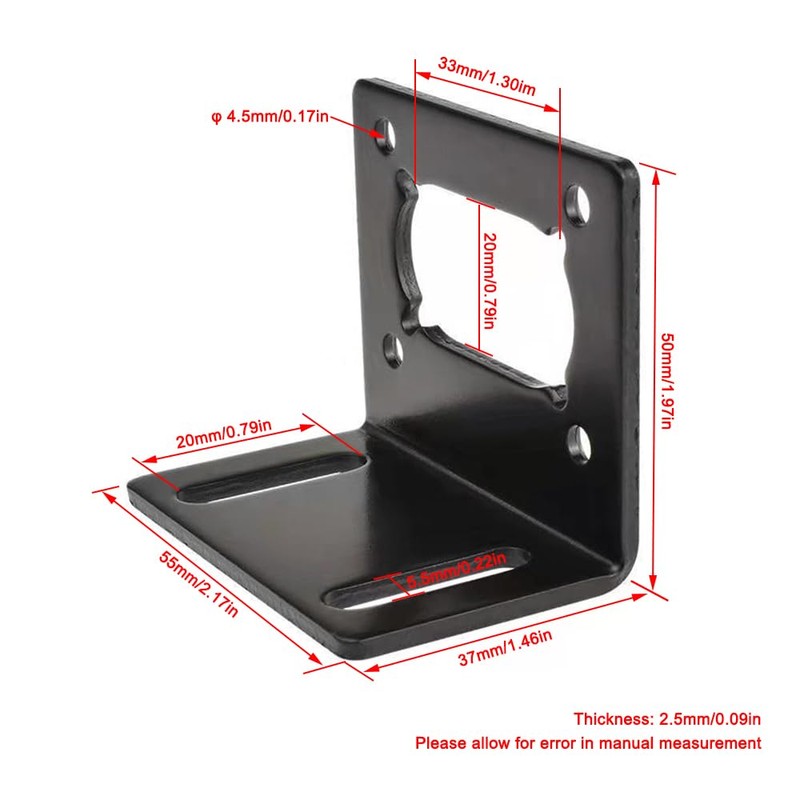 Stepper Motor Mount, Geared Stepper Motor Holder Fixed Base with