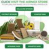 AIRNEX AIRNEX 6 Pack Biodegradable Natural Kitchen Sponges - Eco