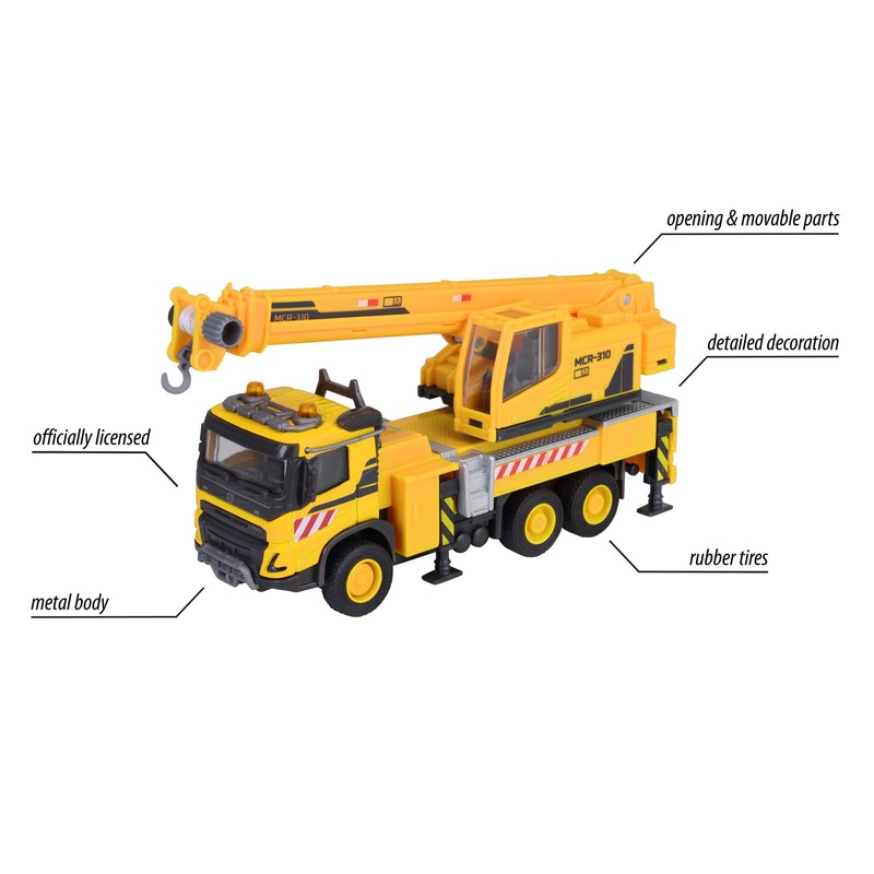 Majorette Volvo FMX Truck Crane