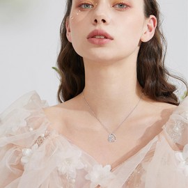 ONEFINITY Chicken Necklace 925 Sterling Silver Hen and Child Pendant Chicken Jewellery for Women, Sterling Silver