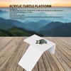 Acrylic Turtle Basking Platform Durable Slip Rasistant Deck Surface Stable