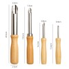 AIMALL 4Pcs Round Hole Cutters, Stainless Steel Pottery Tools, Precision