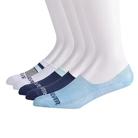 Quiksilver Men's No Show Socks, Light Gray Heather, 10/13