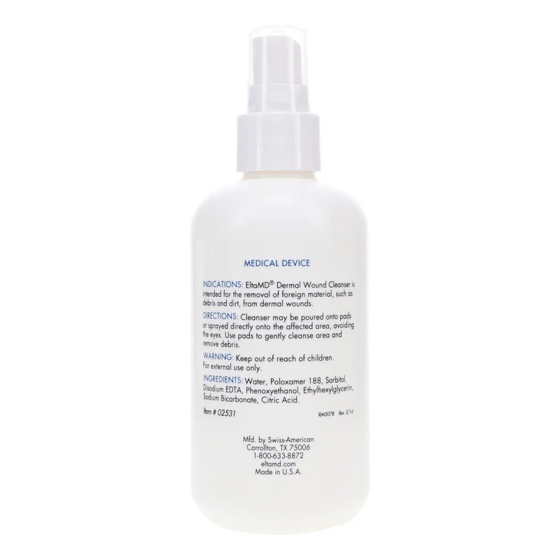 Eltamd Limpiador De Heridas Dérmica 8.0 Oz Sfn