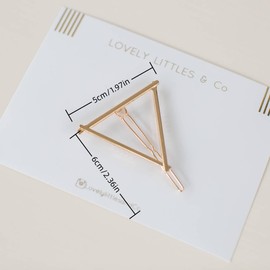 FWCXKK 6PCS Simple Hollow Geometric Metal Barrettes Hair Clip Pins Women Gold Color Alloy Circle Triangle Moon Butterfly Stars Crown Hairpin for Hair Styling