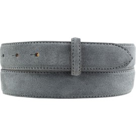 BELTINGER Interchangeable Suede Belt without Buckle 3.0 cm | Press Stud Belt for Men and Women 30 mm | Suede Belt, darkgray