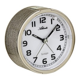 Atlanta Quarzwecker ohne Ticken Analog Gold - 1993-9