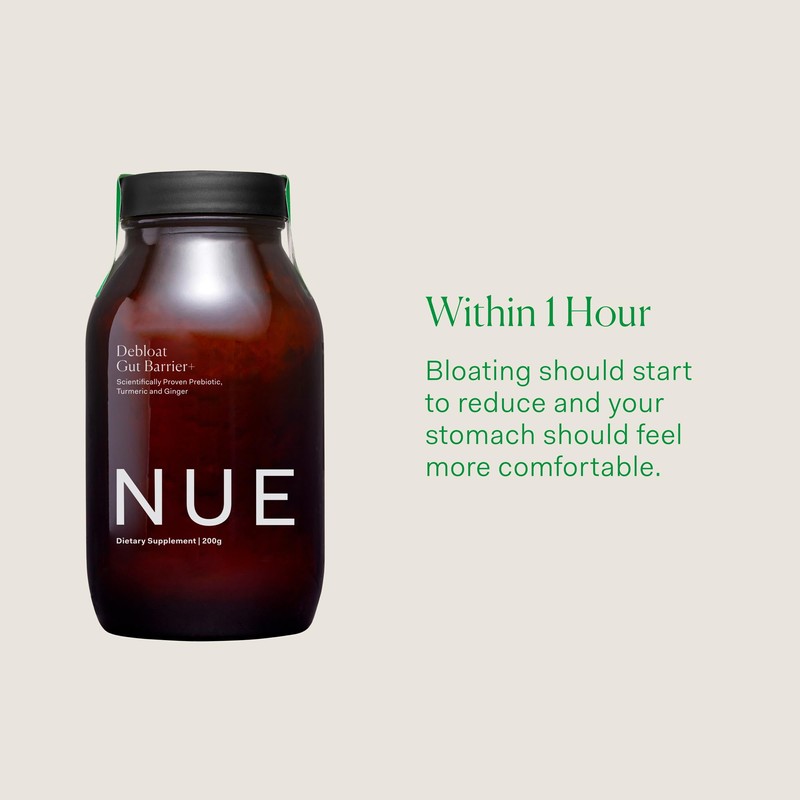 The Nue Co. Debloat Gut Barrier+, Dietary Supplement, Prebiotic with