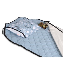 Tot Cot Kids Nap Mat - Toddler Preschool Daycare Bedding Cover with Blanket and Pillow - Ages 2 Yrs to 5 Yrs