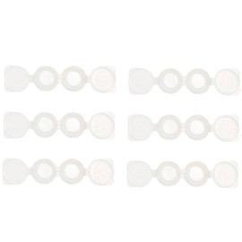 Dinntty Simple Contact Lens Case Box Eyewear Accessories Cute Travel Box Lens Container Set of 6