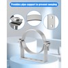 4 Inch Pipe Hanger Chimney Support Bracket, 2 Pcs Heavy