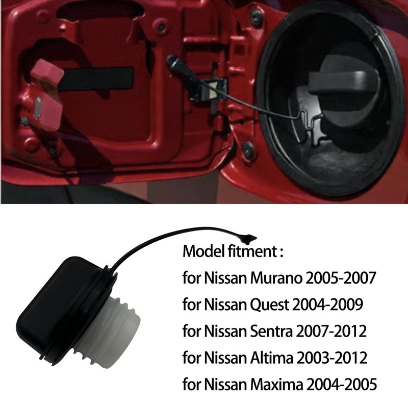 YSTFORAUTOS 17251-ZX60A Car Gas Fuel Tank Cap for Nissan Altima